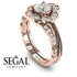 A Princess Ring Bridal Set Diamond Ring- Lucy no. 2